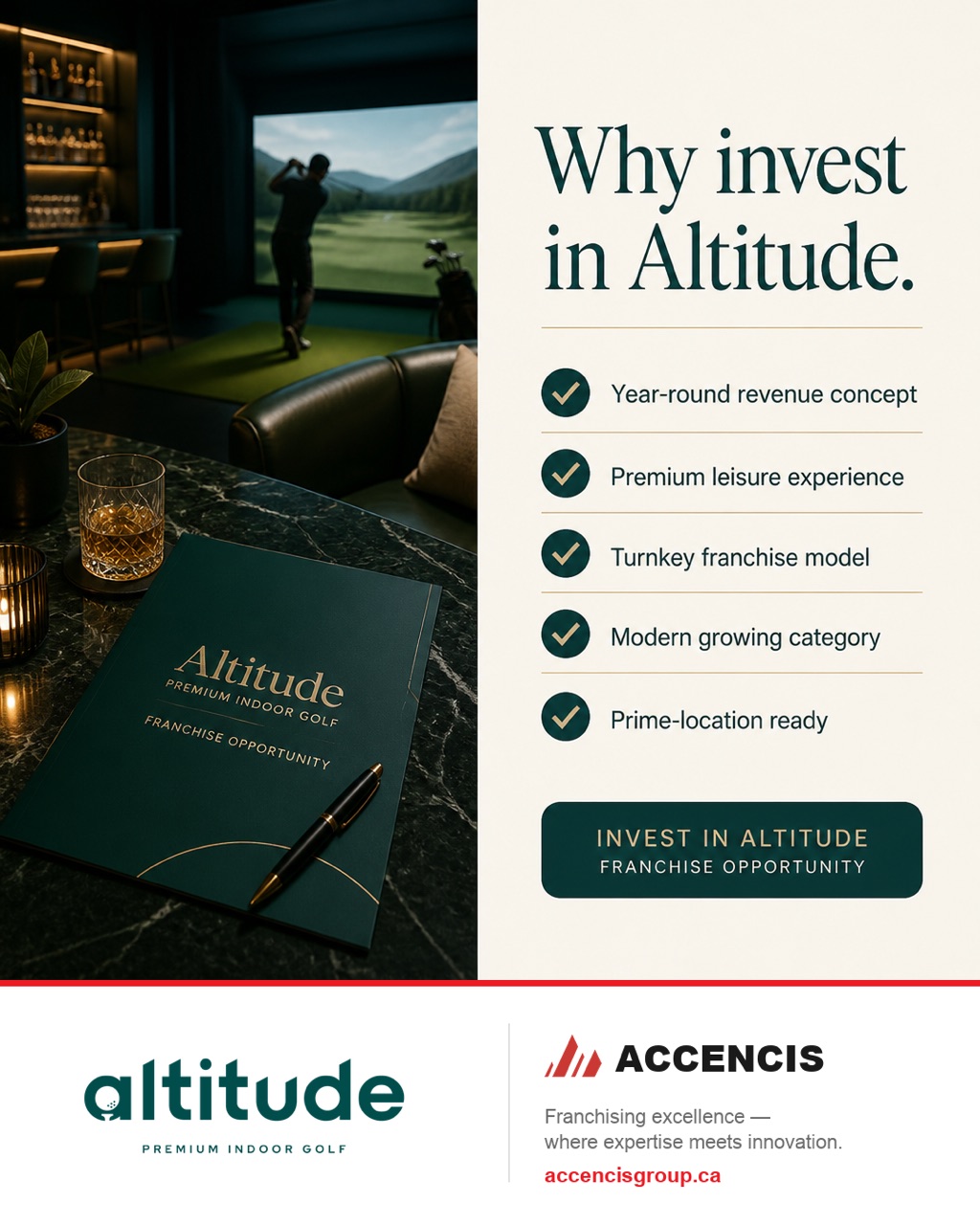 Altitude Premium Indoor Golf Why-Invest Checklist