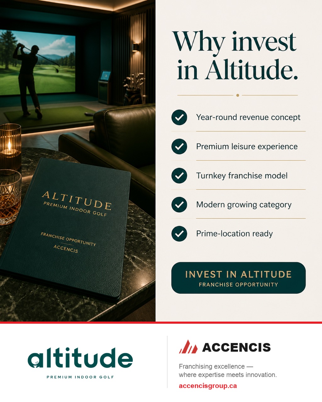Altitude Premium Indoor Golf Why-Invest Checklist