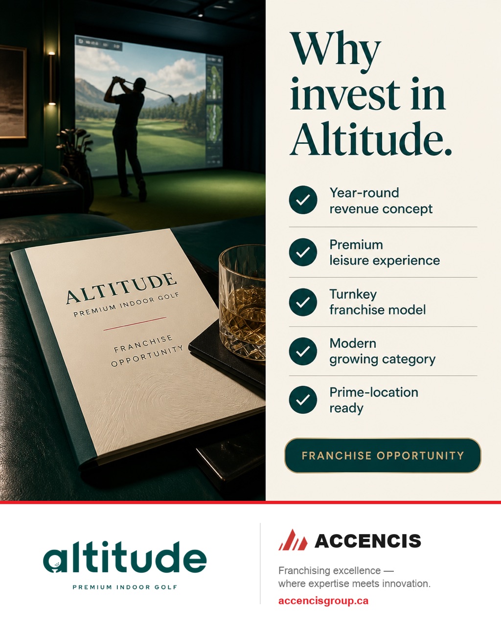 Altitude Premium Indoor Golf Why-Invest Checklist