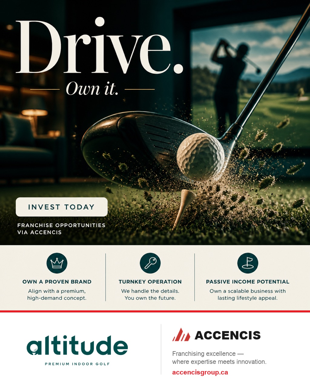 Altitude Premium Indoor Golf Splash Macro