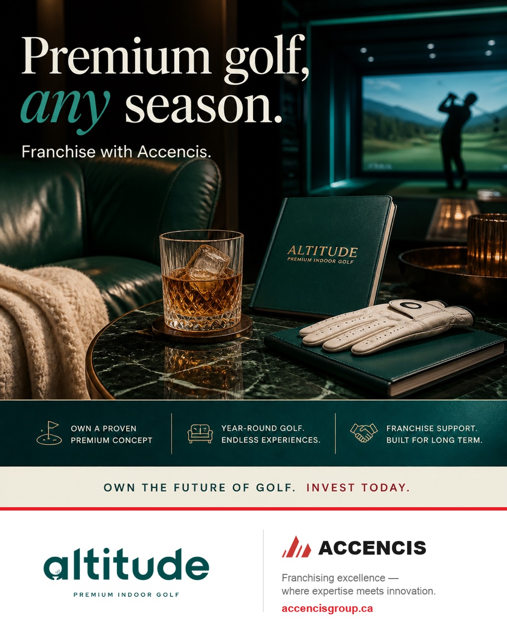 Altitude Premium Indoor Golf Cozy Still-Life