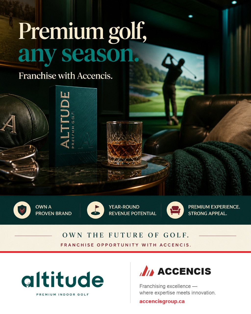 Altitude Premium Indoor Golf Cozy Still-Life