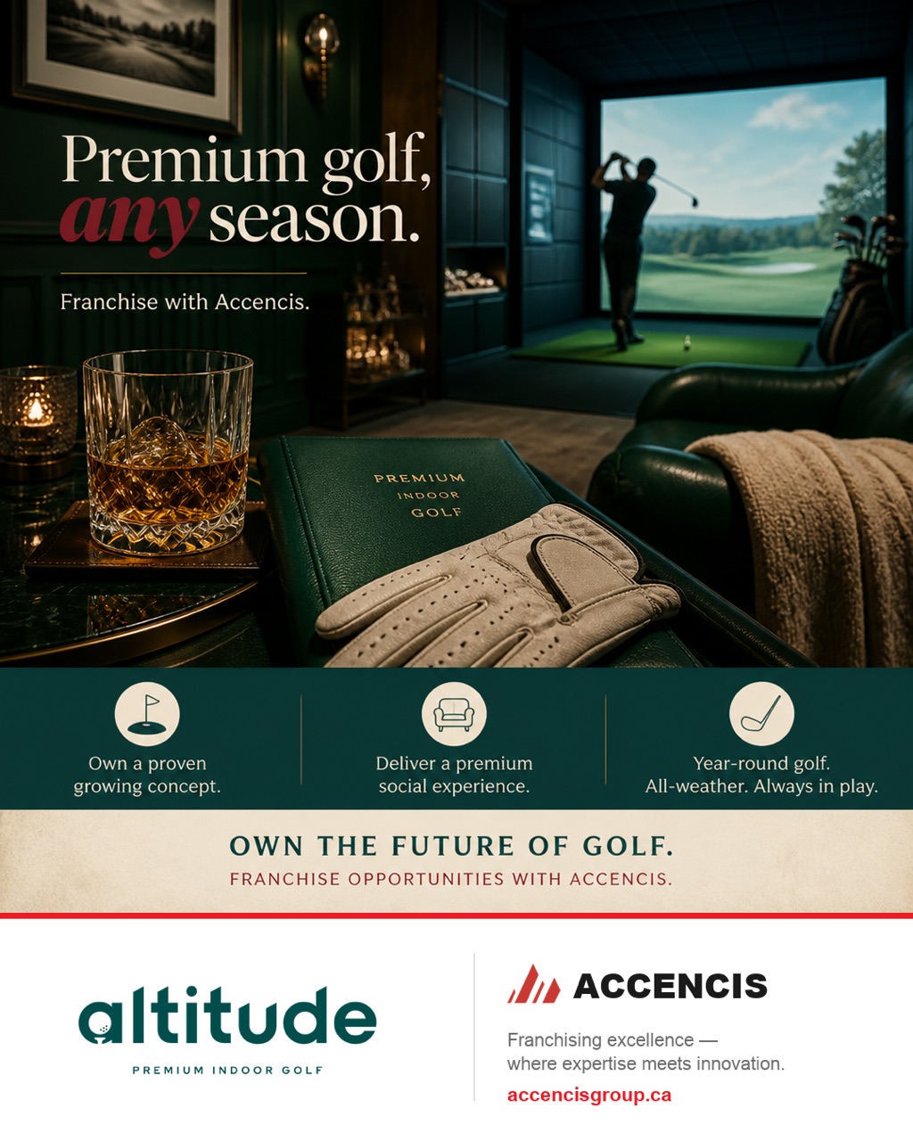 Altitude Premium Indoor Golf Cozy Still-Life