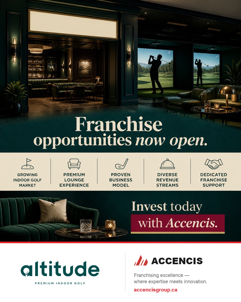 Altitude Premium Indoor Golf Franchise Offer