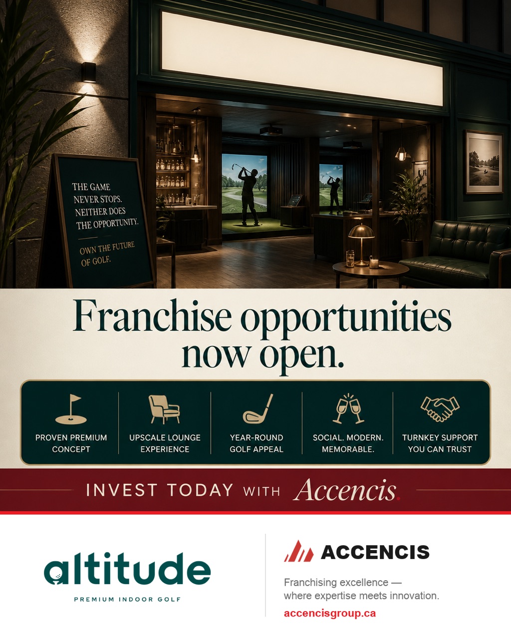Altitude Premium Indoor Golf Franchise Offer
