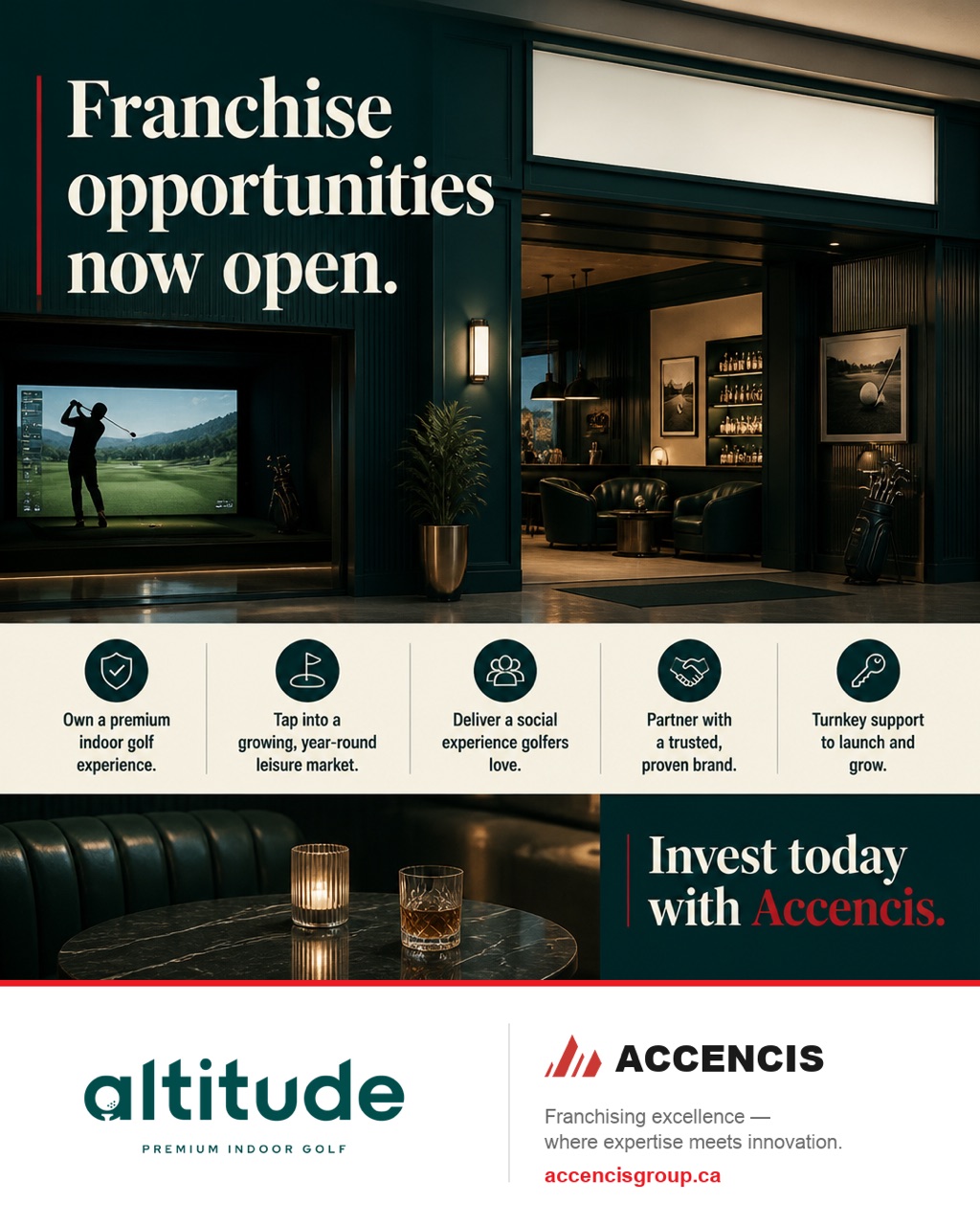 Altitude Premium Indoor Golf Franchise Offer