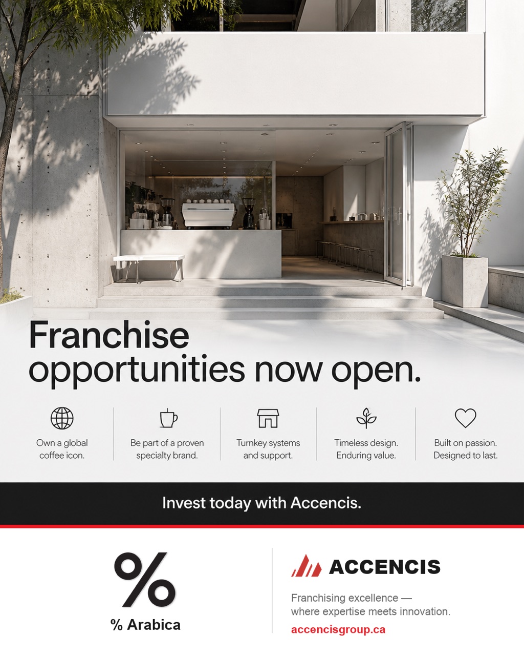 % Arabica Franchise Offer