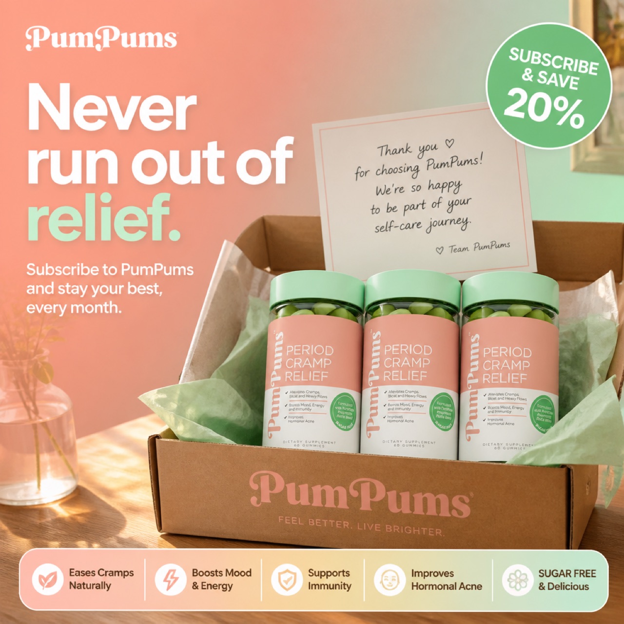 PumPums subscription ad
