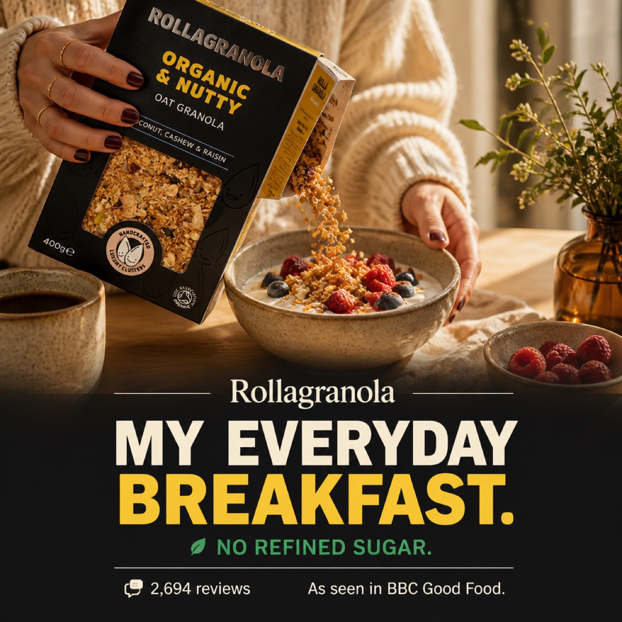 Rollagranola · no refined sugar Lifestyle