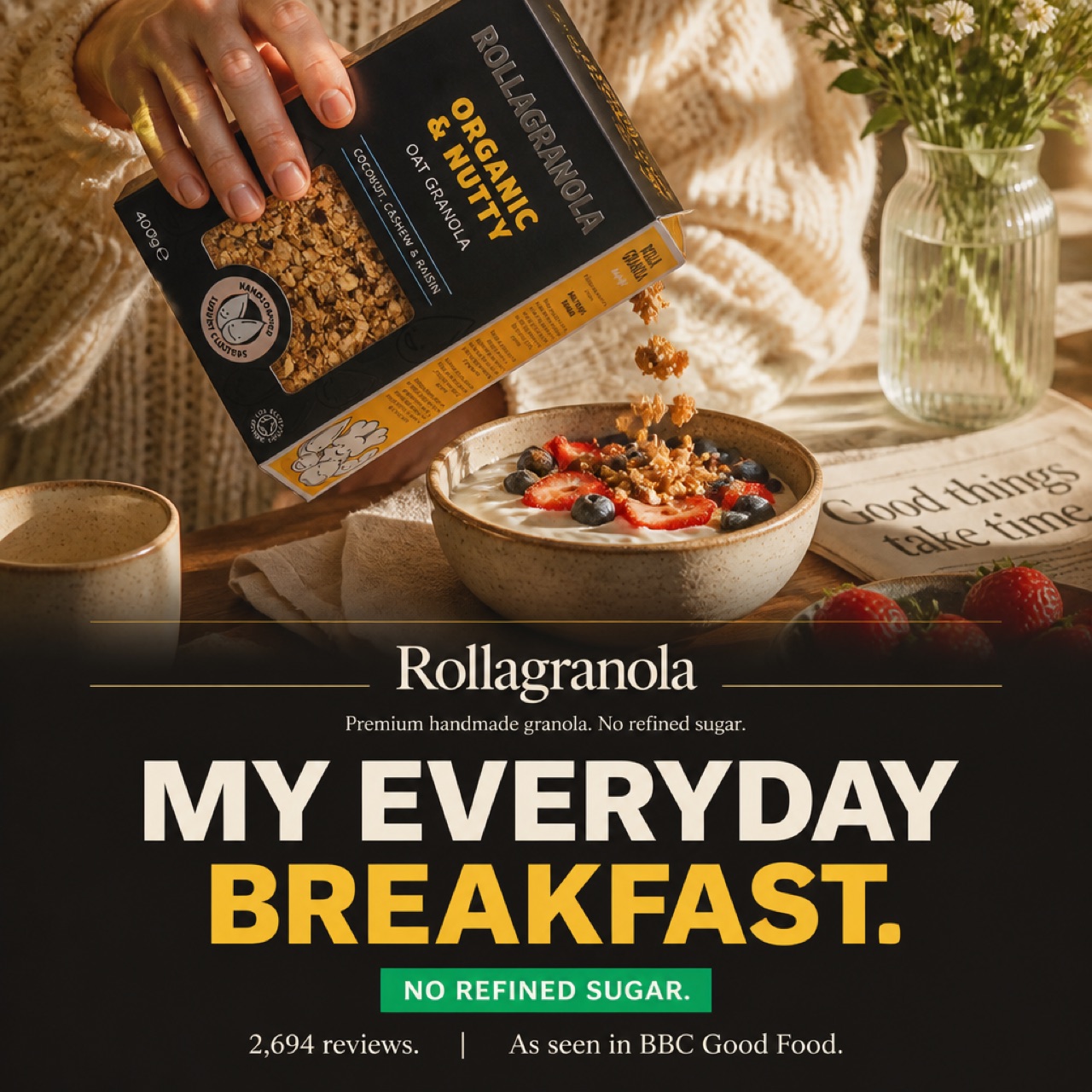 Rollagranola · no refined sugar Lifestyle
