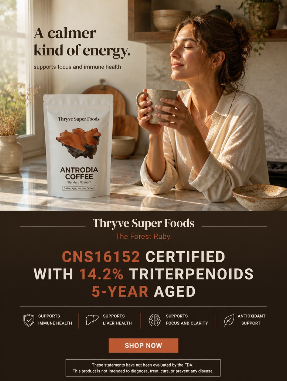 Thryve Super Foods ad